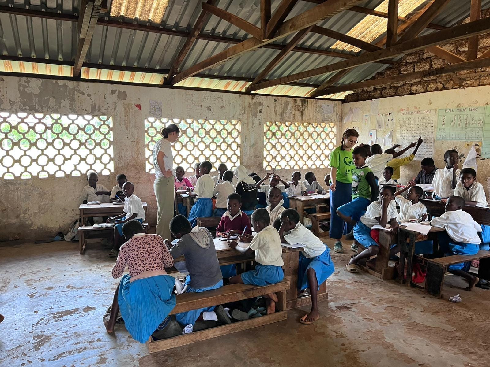 Students of Shariani Primary School in Kilifi, Kenya